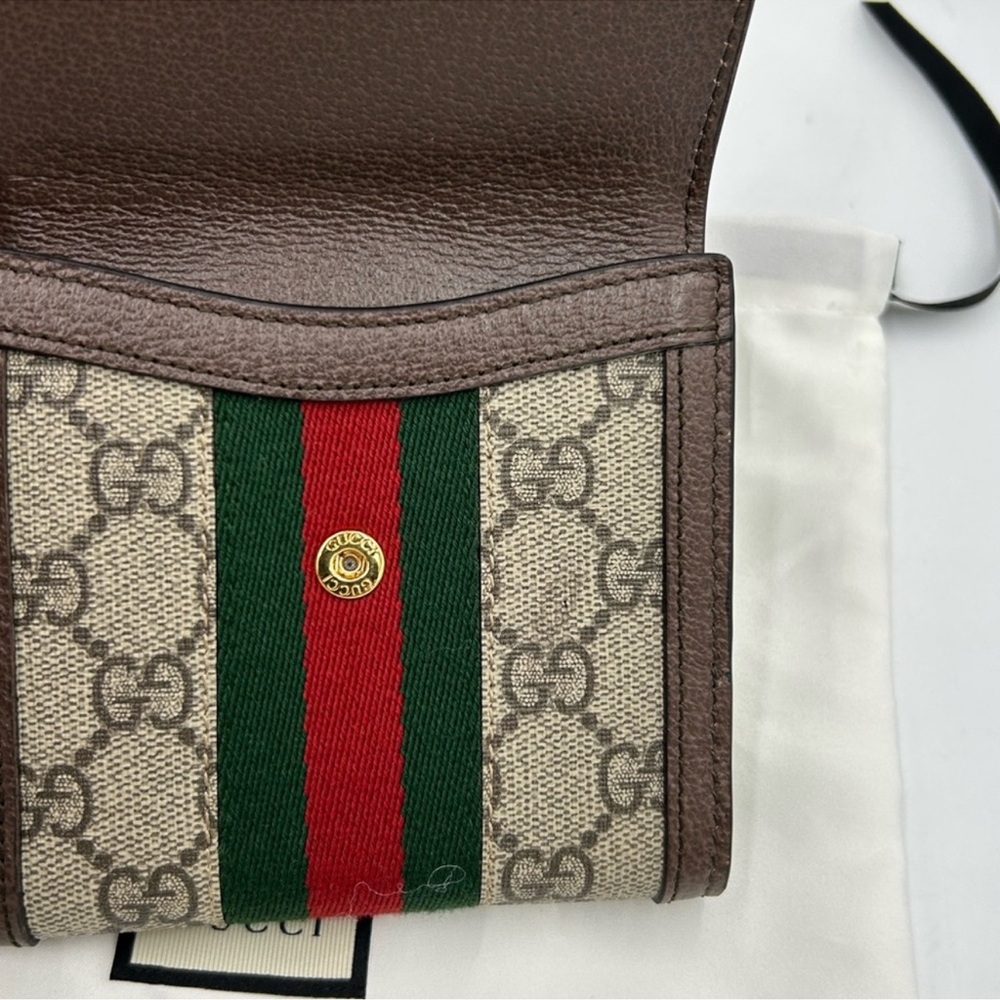 Unisex Gucci, Ophidia, GG French flap bifold wall made in Italy - Picture 5 of 10